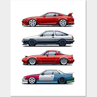 JDM legends Posters and Art